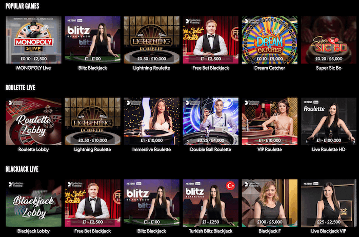 Rizk Live Casino