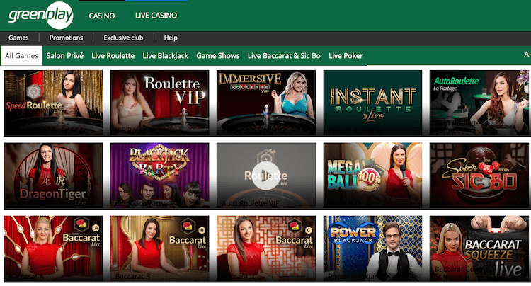 Greenplay Live Casino