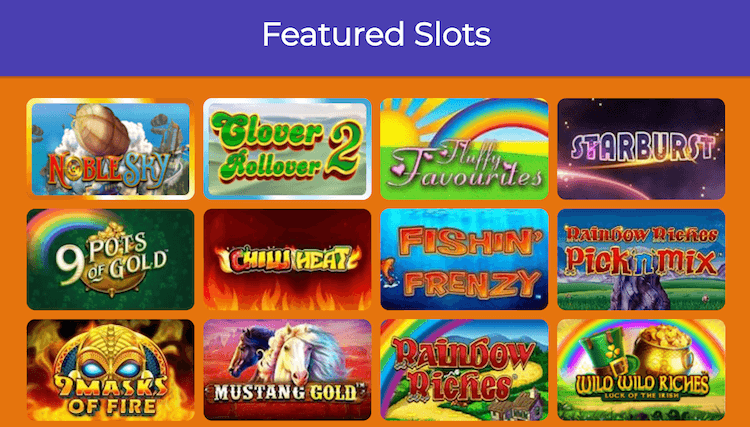 Aladdin Slots Featured Games