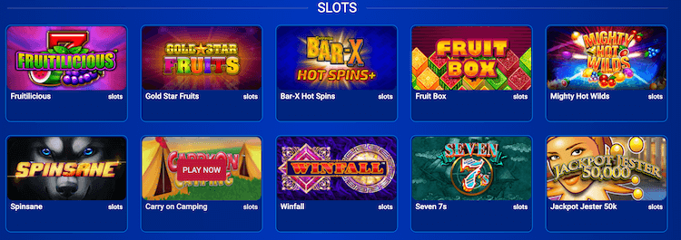 All British Casino Slots Offering