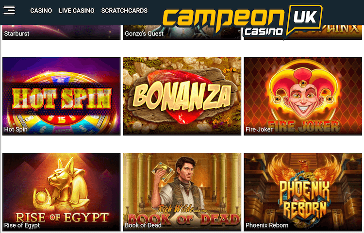 CampeonUK Slots