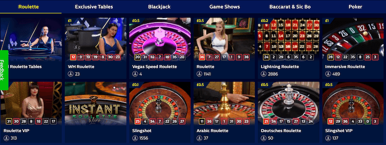 William Hill Live Casino